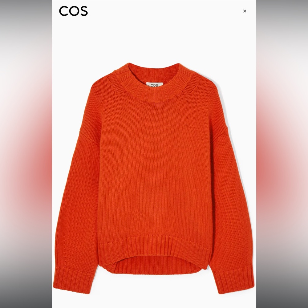 Cos chunky cashmere sweater